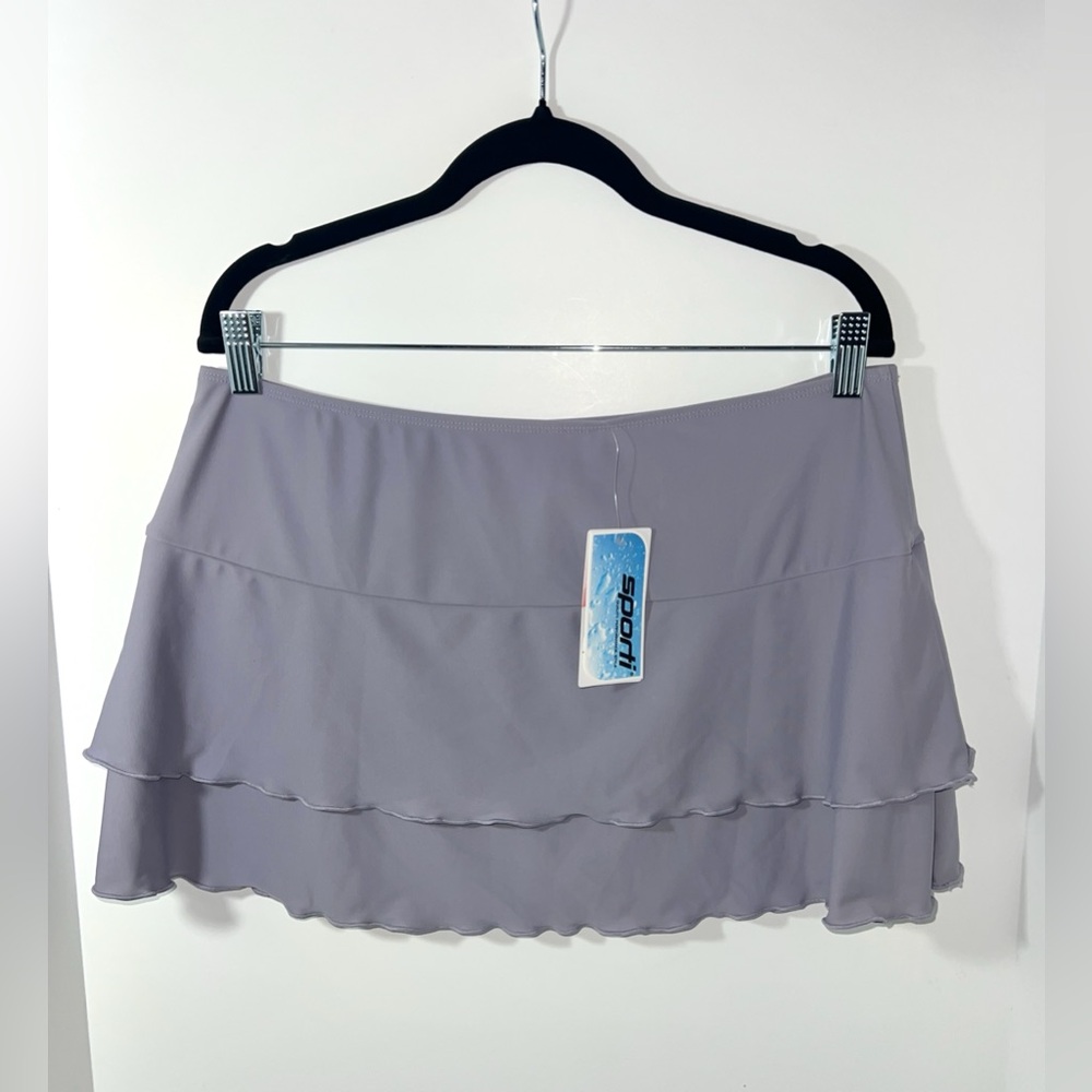 NWT Sporti‎ Lycra Sport solid cover up swim skirt XL